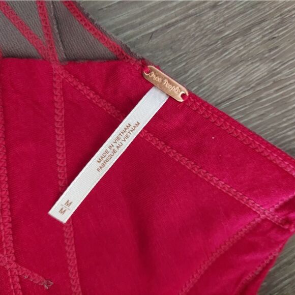 Womens Free People Cross My Heart Bodycon Dress Cutt Out Back Size Medium - Picture 9 of 12